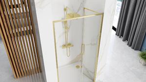 Rea Rapid Fold, zalamovacie sprchové dvere 100x195 cm, zlatá lesklá, REA-K4130