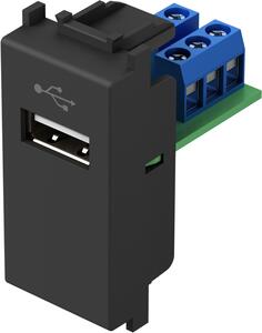 TEM KM51 | Usb zásuvka 1M Farba: Čierna matná