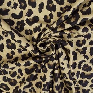 Metráž Tričkovina digital - Leopard na khaki
