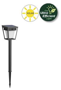 Philips 8720169362147 UltraEfficient Nissa solárne stojanové svietidlo/stĺpik zapichovací so senzorom LED V490mm + hrot203mm 1,8W/250/25lm 3000K IP44 čierna