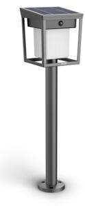 Philips 8720169362109 UltraEfficient Blaise solárne stojanové svietidlo/stĺpik zapichovací so senzorom LED V490mm + hrot203mm 1,5W 250/20lm 3000K IP44 antracitová