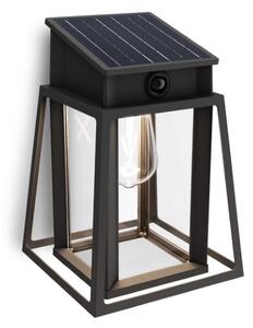 Philips 8720169361881 UltraEfficient Lysin solárne nástenné svietidlo so senzorom LED 3,2W/500lm 4000K IP44 antracitová