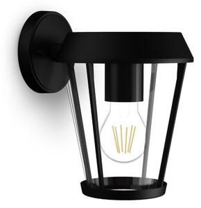 Philips 8720169351455 Sunera vonkajšie nástenné svietidlo 1xE27 IP44 čierna