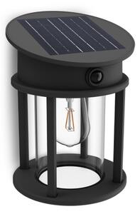 Philips 8720169361904 UltraEfficient Geri solárne nástenné svietidlo so senzorom LED 3,2W/500lm 2700K IP44 antracitová