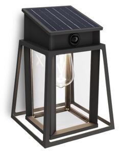 Philips 8720169361881 UltraEfficient Lysin solárne nástenné svietidlo so senzorom LED 3,2W/500lm 4000K IP44 antracitová