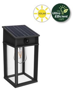 Philips 8720169361829 UltraEfficient Geri solárne nástenné svietidlo so senzorom LED 3,2W/500lm 2700K IP44 antracitová