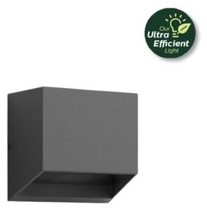 Philips 8720169351318 UltraEfficient Alix vonkajšie nástenné svietidlo efektné LED 4,3W/800lm 2700K IP44 antracitová