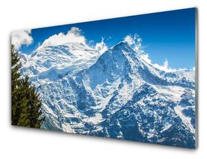 Obraz na skle Hora strom príroda 120x60 cm 2 Prívesky
