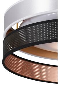 Duolla-LED Stropné svietidlo ROLLER DUO SH. LED/24W/230V pr. 45 cm strieborná/čierna