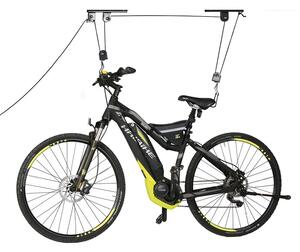 Vešiak na bicykel na strop, kladkový, nosnosť 20 kg