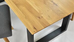 Rozkladací dubový stôl v rozmere 180 x 90 cm (po rozložení až 280 x 90 cm )