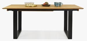 Rozkladací dubový stôl v rozmere 180 x 90 cm (po rozložení až 280 x 90 cm )