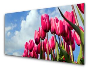 Nástenný panel  Tulipán 125x50 cm