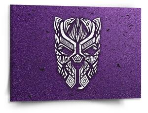 Sablio Obraz BLACK PANTHER wakanda forever Biely - 150x110 cm