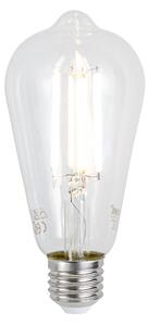 E27 Stmievateľná LED žiarovka ST64 číra 7W 806lm 2700-6500K
