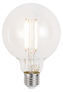 Inteligentná stmievateľná LED žiarovka E27 G95 číra 7W 806 lm 2700-6500K Zigbee