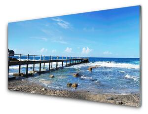 Obraz na akrylátovom skle Oceán pláž príroda 140x70 cm 2 Prívesky