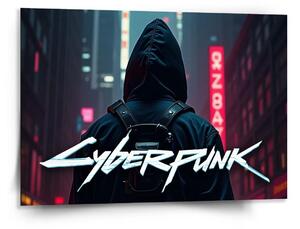 Sablio Obraz Cyberpunk 2077 Výhľad na mesto - 150x110 cm