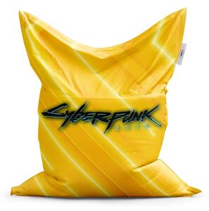 Sablio Sedací vak Cyberpunk 2077 Žltý - 150x100 cm