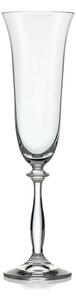 Bohemia Crystal poháre na šampanské Angela 190ml (set po 6ks)