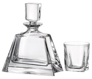 Bohemia Crystal Whisky set Kathrene 99999/00000/483 (set 1 karafa + 6 pohárov)