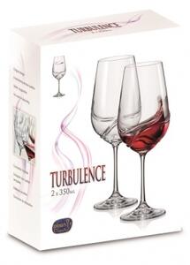 Bohemia Crystal Poháre na červené víno Turbulence 40774/350ml (set po 2ks)