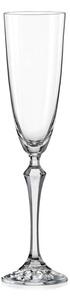 Bohemia Crystal poháre na šampanské Elisabeth 200ml (set po 6ks)