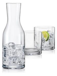 Bohemia Crystal Wellness set na vodu a nealko (1 karafa + 2 poháre)
