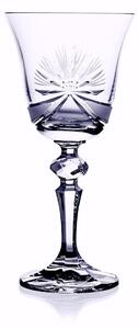Bohemia Crystal Brúsené poháre na víno Laura 1S116/17002/170ml (set po 6 ks)