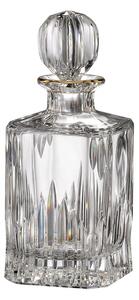 Bohemia Crystal ručne brúsená karafa na whisky Prisma Line Gold 800ml