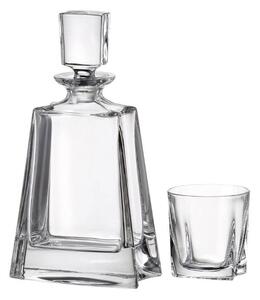 Bohemia Crystal Whisky set Kathrene 99999/00000/484 (set 1 karafa + 6 pohárov)