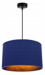 Závesné svietidlo SHADE, 1x textilné tienidlo (výber zo 6 farieb), (výber z 3 farieb konštrukcie), (fi 35cm), G