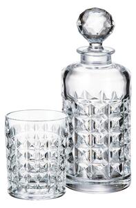 Bohemia Crystal Whisky set Diamond 99999/9/99T41/246 (set 1 karafa + 6 poháre)
