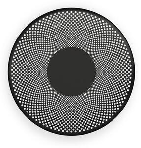 Northern LED nástenné svetlo Glint, čierna matná, oceľ, Ø 25 cm, Čierna, Obývacia izba / jedáleň, Hliník, Dizajn, Nástenné svietidlo