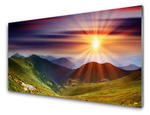 Obraz plexi Hory západ slnka príroda 140x70 cm 4 Prívesky