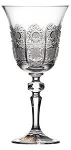 Bohemia Crystal Brúsené poháre na červené víno Laura 12116/57001/220ml (set po 6 ks)