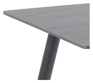 Čierny stôl s keramickou doskou Actona Wicklow, 80 x 140 cm