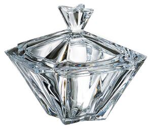 Bohemia Crystal dóza s viečkom Metropolitan 220mm