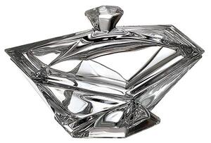Bohemia Crystal dóza s viečkom Origami 160mm