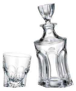 Bohemia Crystal Whisky set Acapulco 99999/9/99S41/084 (set 1 karafa+ 6 pohárov)