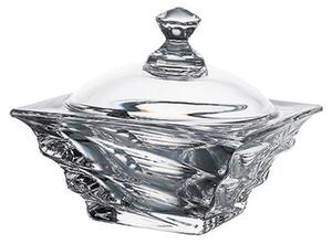 Bohemia Crystal dóza s viečkom Casablanca 115mm