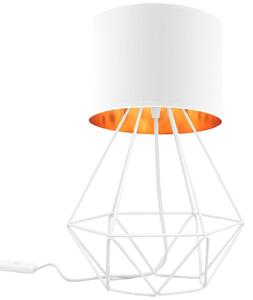 Stolová lampa SHADE, 1x textilné tienidlo (výber zo 4 farieb), (výber z 3 farieb konštrukcie), G