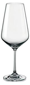 Bohemia Crystal Poháre na červené víno Sandra 40728/550ml (set po 6ks)