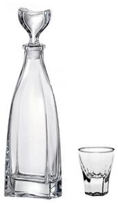 Bohemia Crystal set na pálenku Flair (karafa + 6 pohárov)