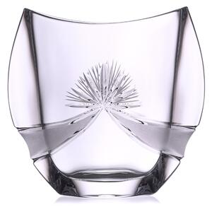 Bohémia Crystal Ručne brúsená váza Mašľa 180mm