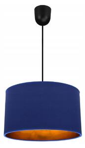 Závesné svietidlo SHADE, 1x textilné tienidlo (výber zo 6 farieb), (výber z 3 farieb konštrukcie), (fi 35cm), LP, G