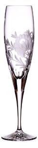 Bohemia Crystal Ručne brúsené poháre na šampanské Rose 200ml (set po 2ks)