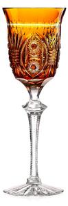 Bohemia Crystal Ručne brúsené poháre na víno Amber 240ml (set po 2ks)