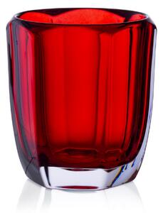 Bohemia Crystal poháre na whisky Lumier - červená 300ml (sada 2 kusov)