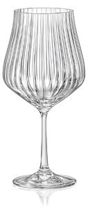 Bohemia Crystal Poháre na červené víno Tulipa Optic 600ml (set po 6ks)